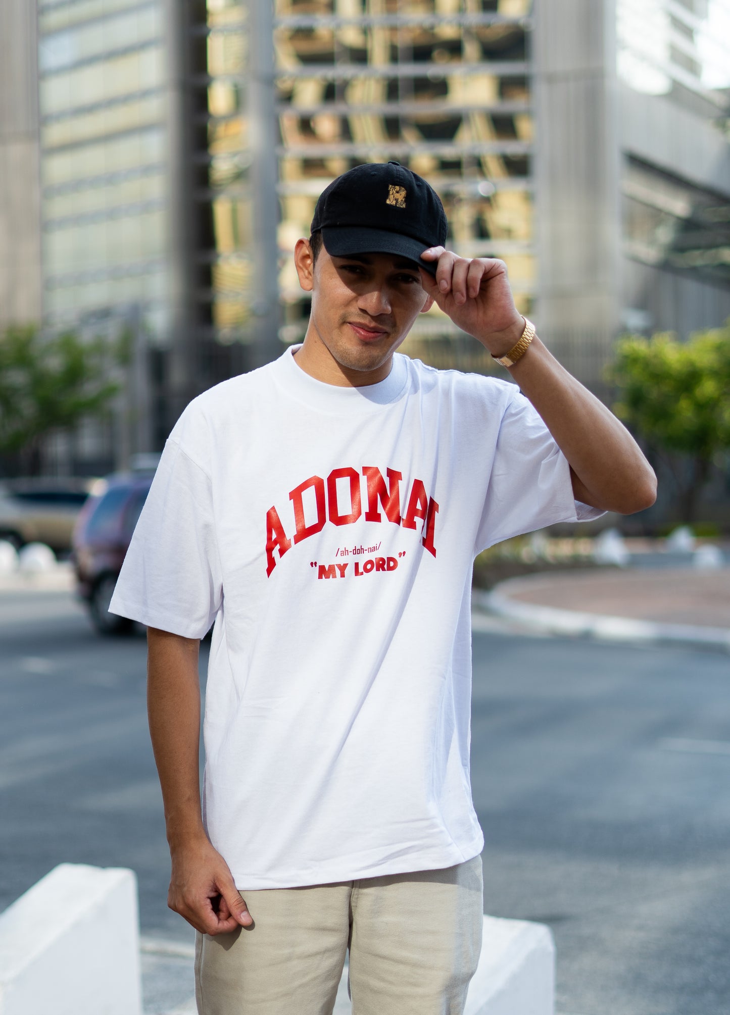Playera Oversized Adonai