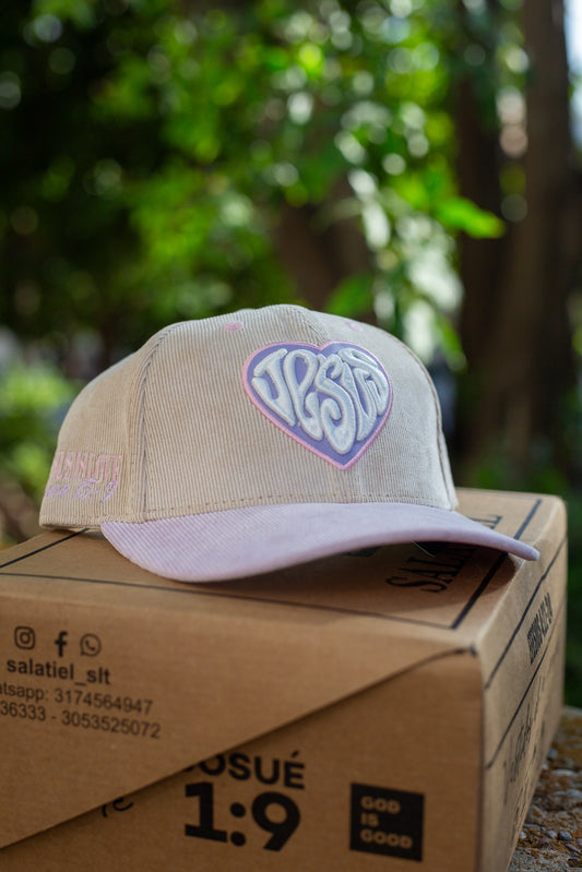 GORRA JESUS ROSA - BEIGE